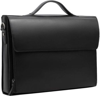 Leather Briefcase for Men Leather Laptop Bag Shoulder Messenger Bag Business Work Bag